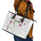 Custom Cameroon Red Stinkwood Floral Leather Tote Bag Africa Women’s Football Champion Series 2026