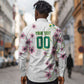 Custom Cameroon Red Stinkwood Floral Long Sleeve Button Shirt Africa Women’s Football Champion Series 2026