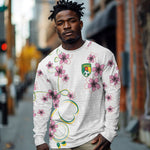 Custom Cameroon Red Stinkwood Floral Long Sleeve Shirt Africa Women’s Football Champion Series 2026