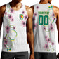 Custom Cameroon Red Stinkwood Floral Men Tank Top Africa Women’s Football Champion Series 2026