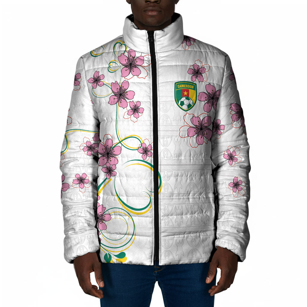 Custom Cameroon Red Stinkwood Floral Padded Jacket Africa Women’s Football Champion Series 2026