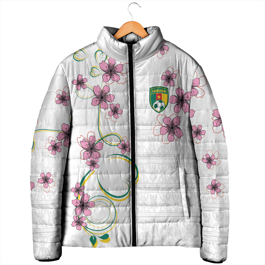 Custom Cameroon Red Stinkwood Floral Padded Jacket Africa Women’s Football Champion Series 2026