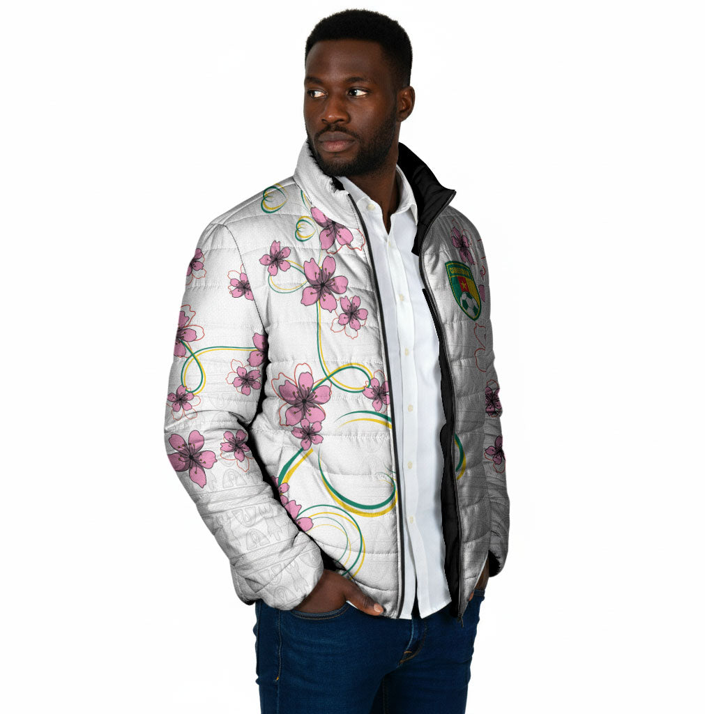 Custom Cameroon Red Stinkwood Floral Padded Jacket Africa Women’s Football Champion Series 2026