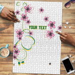 Custom Cameroon Red Stinkwood Floral Puzzle Africa Women’s Football Champion Series 2026