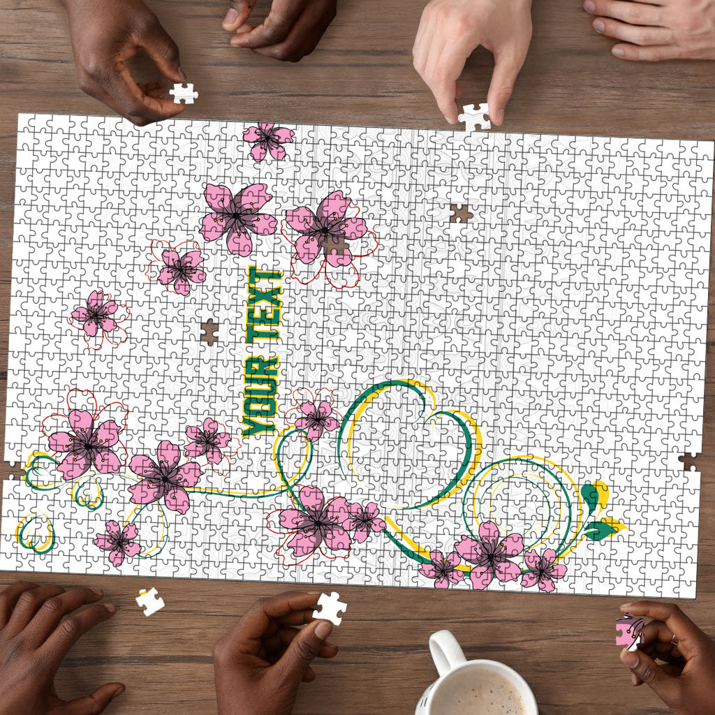 Custom Cameroon Red Stinkwood Floral Puzzle Africa Women’s Football Champion Series 2026