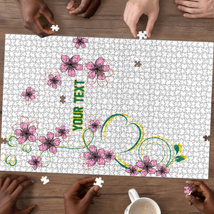 Custom Cameroon Red Stinkwood Floral Puzzle Africa Women’s Football Champion Series 2026