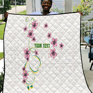 Custom Cameroon Red Stinkwood Floral Quilt Africa Women’s Football Champion Series 2026