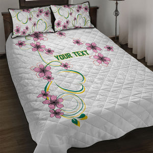 Custom Cameroon Red Stinkwood Floral Quilt Bed Set Africa Women’s Football Champion Series 2026