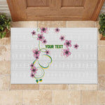 Custom Cameroon Red Stinkwood Floral Rubber Doormat Africa Women’s Football Champion Series 2026