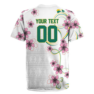 Custom Cameroon Red Stinkwood Floral Rugby Jersey Africa Women’s Football Champion Series 2026