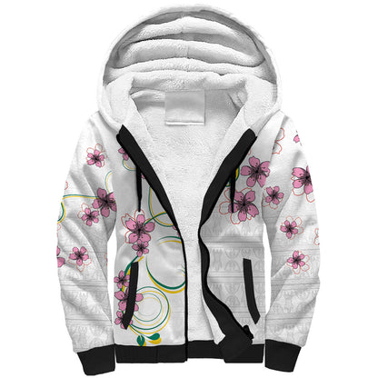Custom Cameroon Red Stinkwood Floral Sherpa Hoodie Africa Women’s Football Champion Series 2026