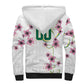 Custom Cameroon Red Stinkwood Floral Sherpa Hoodie Africa Women’s Football Champion Series 2026