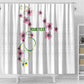 Custom Cameroon Red Stinkwood Floral Shower Curtain Africa Women’s Football Champion Series 2026