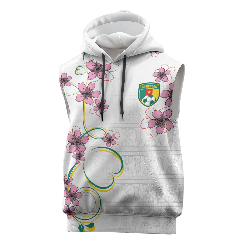 Custom Cameroon Red Stinkwood Floral Sleeveless Hoodie Africa Women’s Football Champion Series 2026