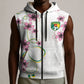 Custom Cameroon Red Stinkwood Floral Sleeveless Zip Hoodie Africa Women’s Football Champion Series 2026
