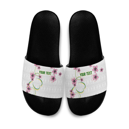 Custom Cameroon Red Stinkwood Floral Slide Sandals Africa Women’s Football Champion Series 2026
