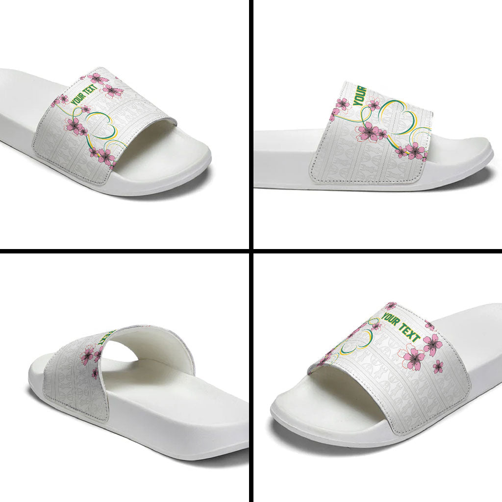 Custom Cameroon Red Stinkwood Floral Slide Sandals Africa Women’s Football Champion Series 2026