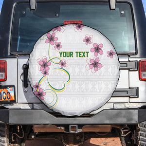 Custom Cameroon Red Stinkwood Floral Spare Tire Cover Africa Women’s Football Champion Series 2026