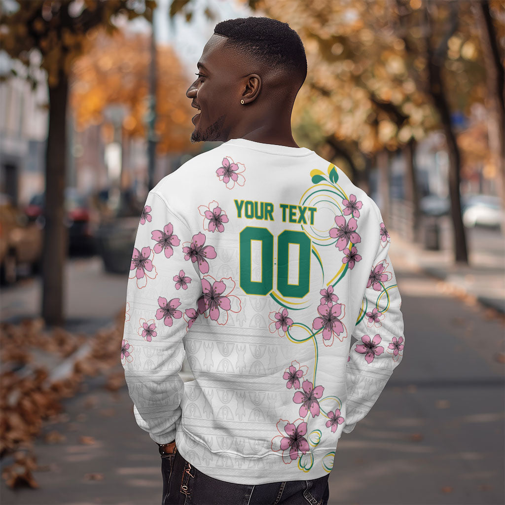 Custom Cameroon Red Stinkwood Floral Sweatshirt Africa Women’s Football Champion Series 2026