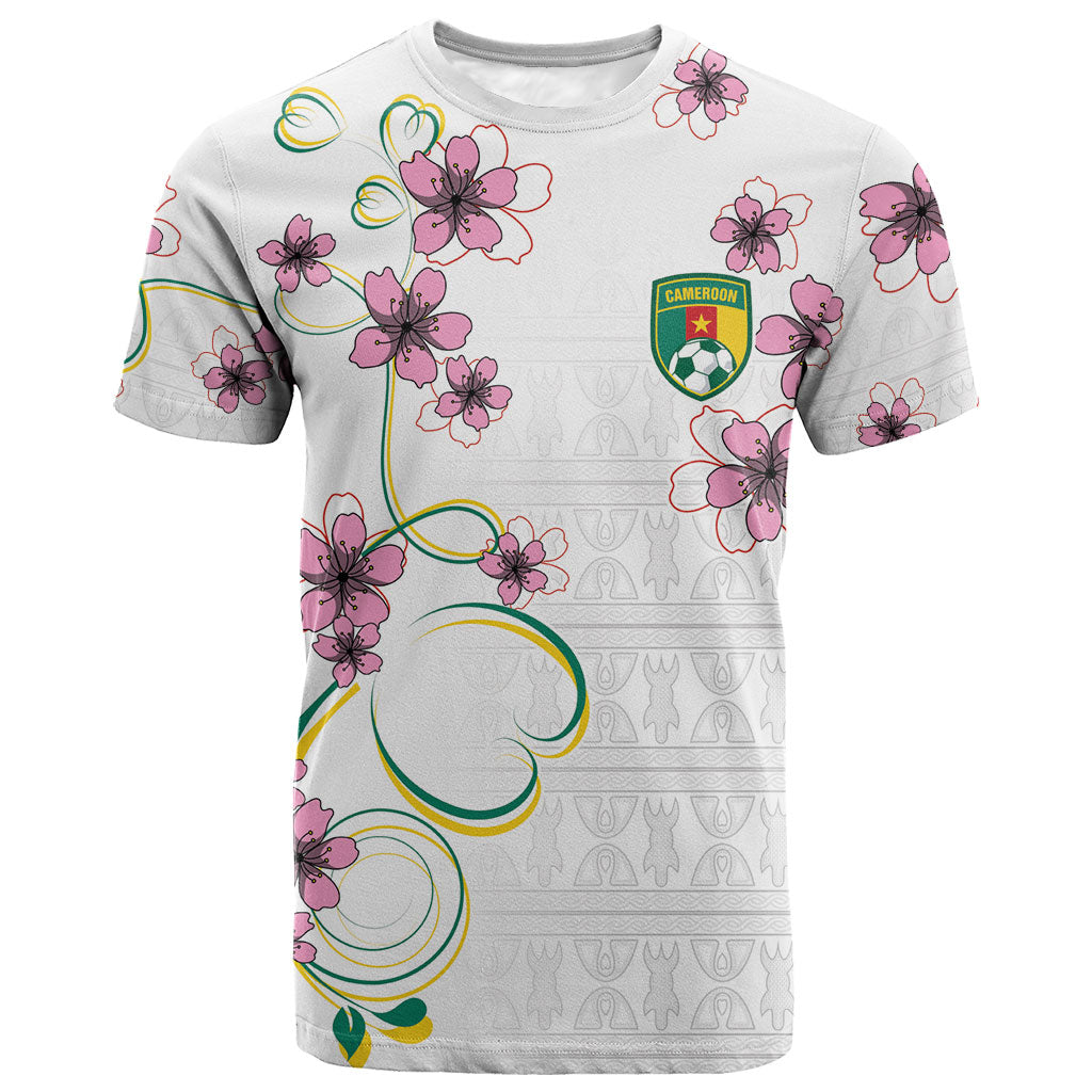 Custom Cameroon Red Stinkwood Floral T shirt Africa Women’s Football Champion Series 2026