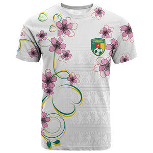 Custom Cameroon Red Stinkwood Floral T shirt Africa Women’s Football Champion Series 2026