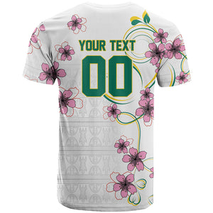 Custom Cameroon Red Stinkwood Floral T shirt Africa Women’s Football Champion Series 2026