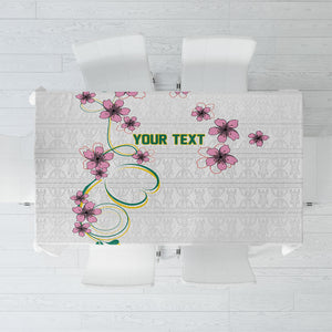 Custom Cameroon Red Stinkwood Floral Tablecloth Africa Women’s Football Champion Series 2026