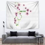 Custom Cameroon Red Stinkwood Floral Tapestry Africa Women’s Football Champion Series 2026