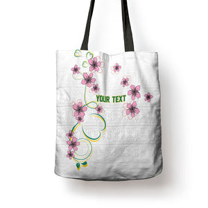Custom Cameroon Red Stinkwood Floral Tote Bag Africa Women’s Football Champion Series 2026