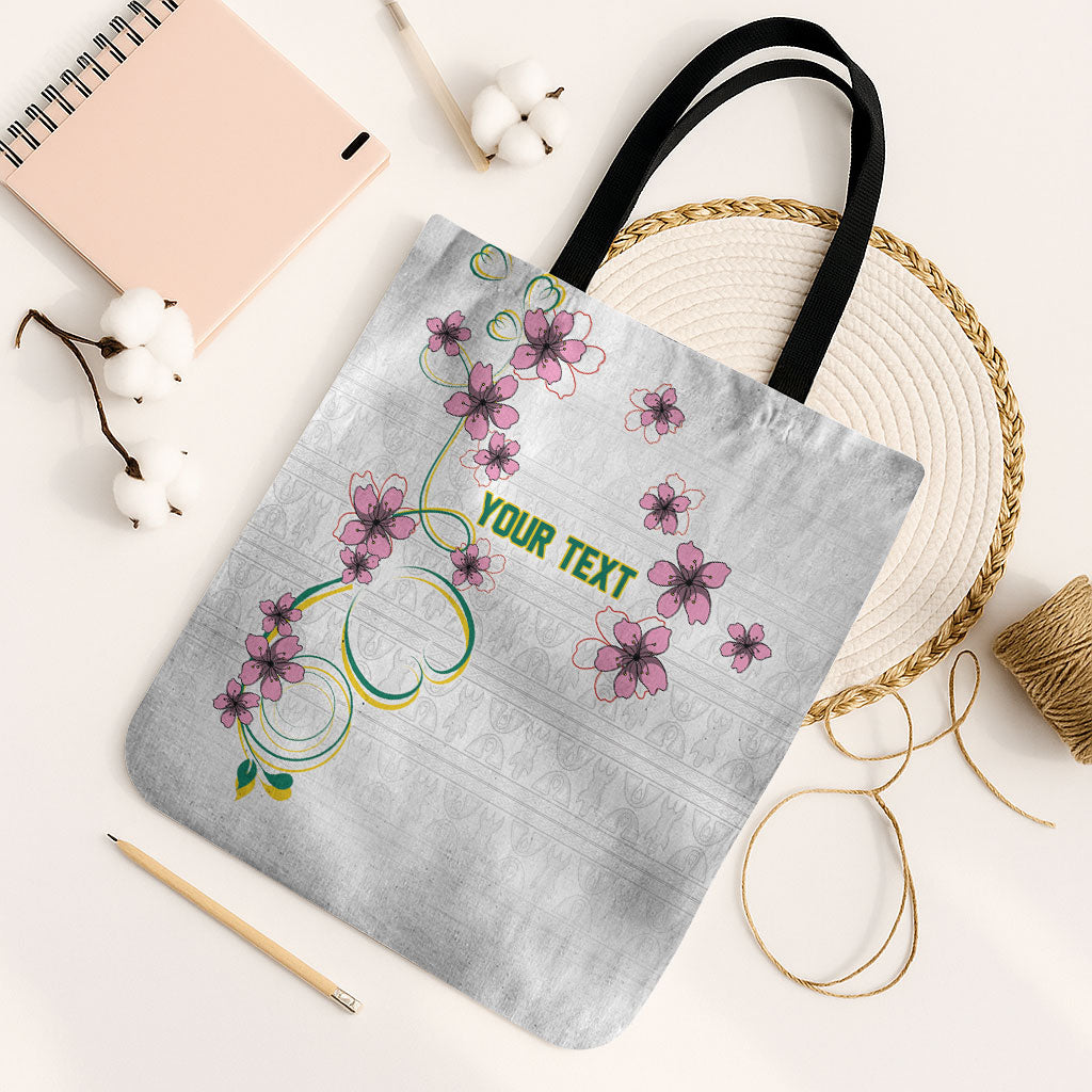 Custom Cameroon Red Stinkwood Floral Tote Bag Africa Women’s Football Champion Series 2026
