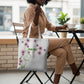Custom Cameroon Red Stinkwood Floral Tote Bag Africa Women’s Football Champion Series 2026