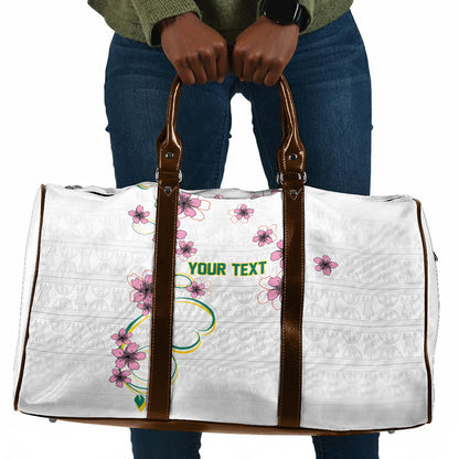 Custom Cameroon Red Stinkwood Floral Travel Bag Africa Women’s Football Champion Series 2026