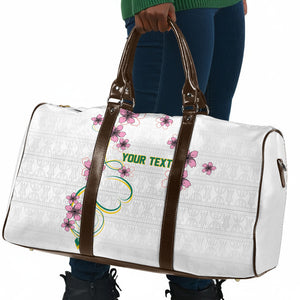 Custom Cameroon Red Stinkwood Floral Travel Bag Africa Women’s Football Champion Series 2026