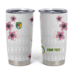 Custom Cameroon Red Stinkwood Floral Tumbler Cup Africa Women’s Football Champion Series 2026