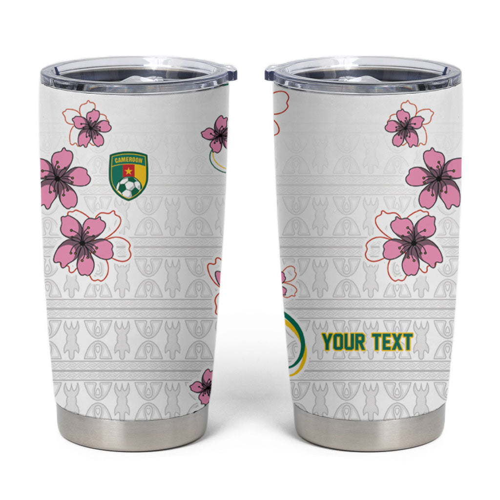 Custom Cameroon Red Stinkwood Floral Tumbler Cup Africa Women’s Football Champion Series 2026