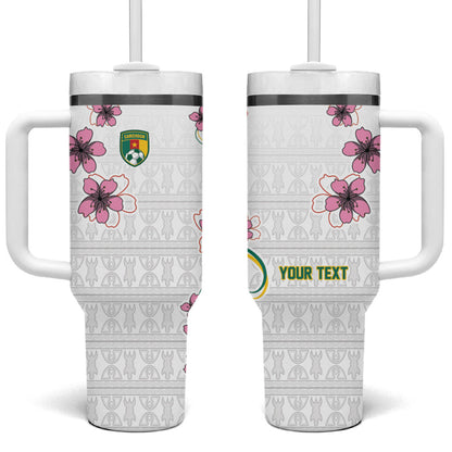 Custom Cameroon Red Stinkwood Floral Tumbler With Handle Africa Women’s Football Champion Series 2026