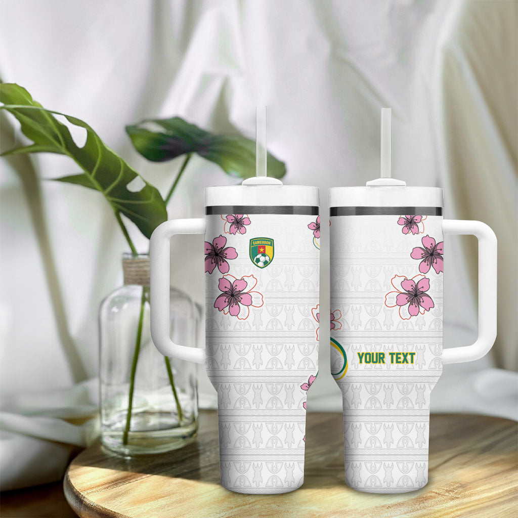 Custom Cameroon Red Stinkwood Floral Tumbler With Handle Africa Women’s Football Champion Series 2026