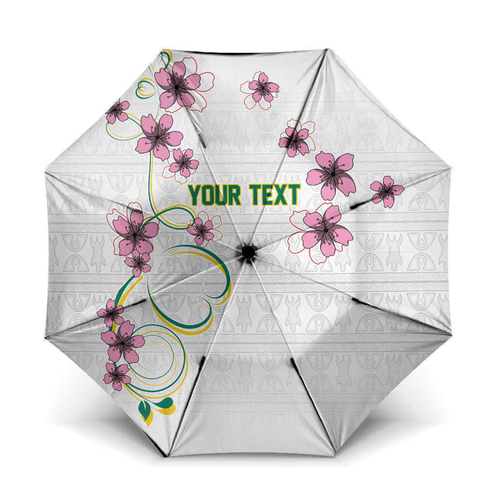 Custom Cameroon Red Stinkwood Floral Umbrella Africa Women’s Football Champion Series 2026