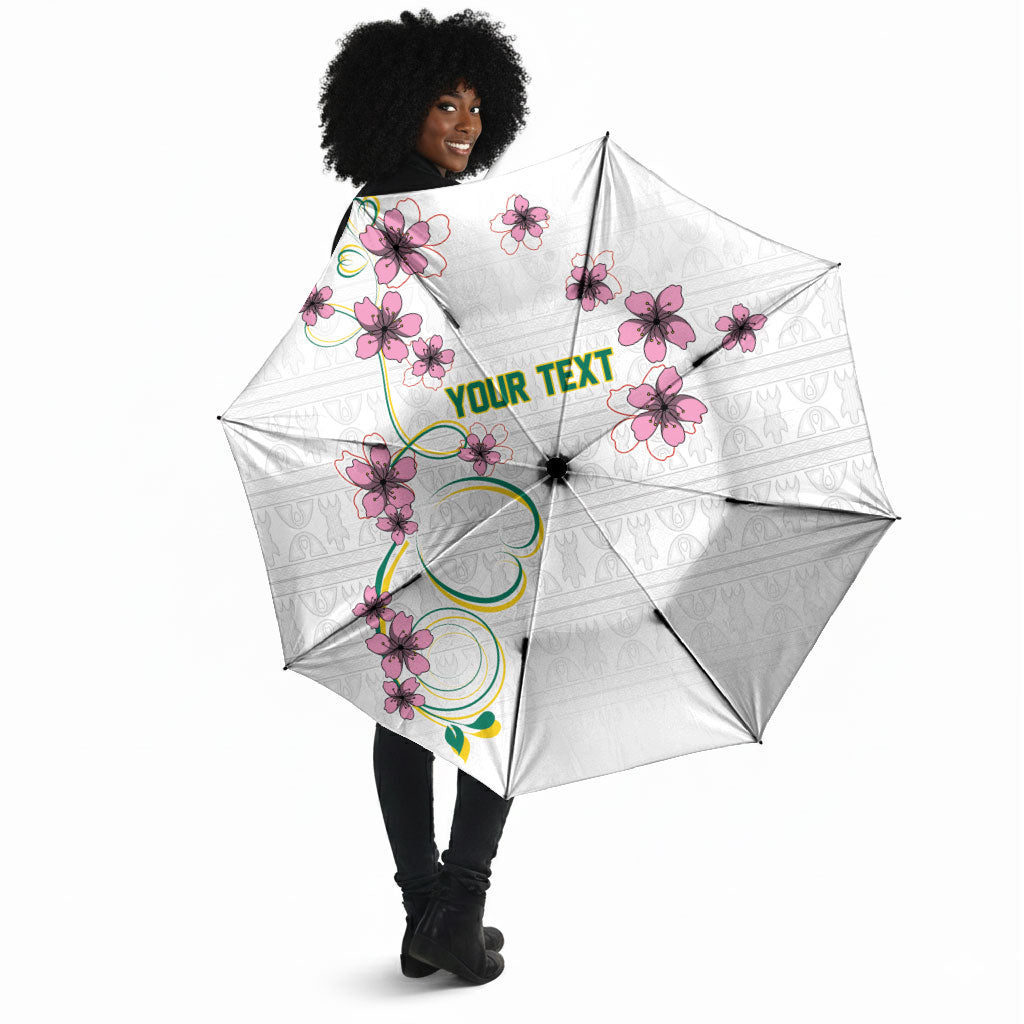 Custom Cameroon Red Stinkwood Floral Umbrella Africa Women’s Football Champion Series 2026