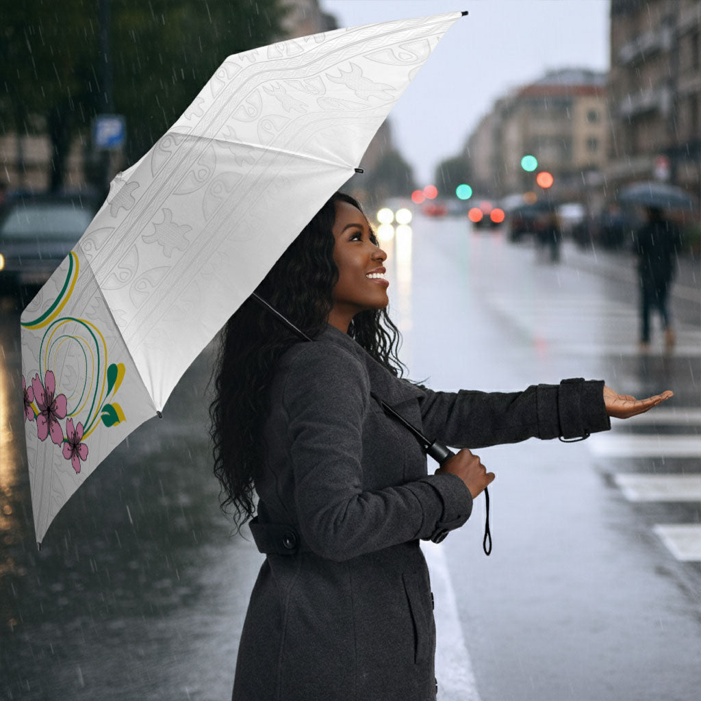 Custom Cameroon Red Stinkwood Floral Umbrella Africa Women’s Football Champion Series 2026