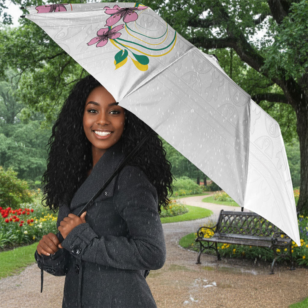 Custom Cameroon Red Stinkwood Floral Umbrella Africa Women’s Football Champion Series 2026