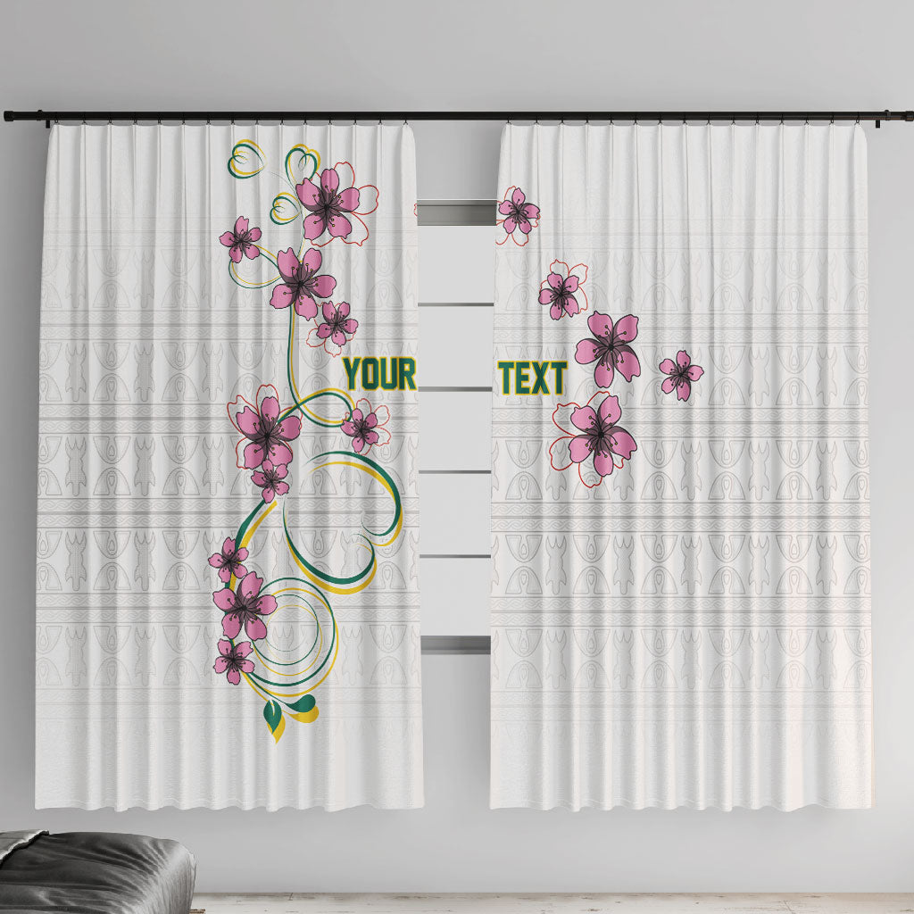 Custom Cameroon Red Stinkwood Floral Window Curtain Africa Women’s Football Champion Series 2026