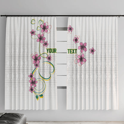 Custom Cameroon Red Stinkwood Floral Window Curtain Africa Women’s Football Champion Series 2026