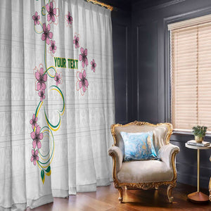 Custom Cameroon Red Stinkwood Floral Window Curtain Africa Women’s Football Champion Series 2026