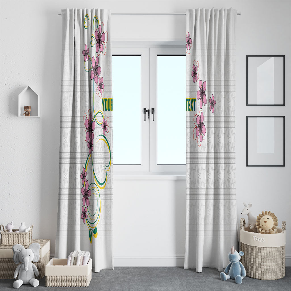 Custom Cameroon Red Stinkwood Floral Window Curtain Africa Women’s Football Champion Series 2026