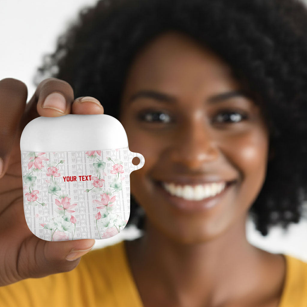 Custom Malawi Lotus Floral AirPods Case Africa Women’s Football Champion Series 2026