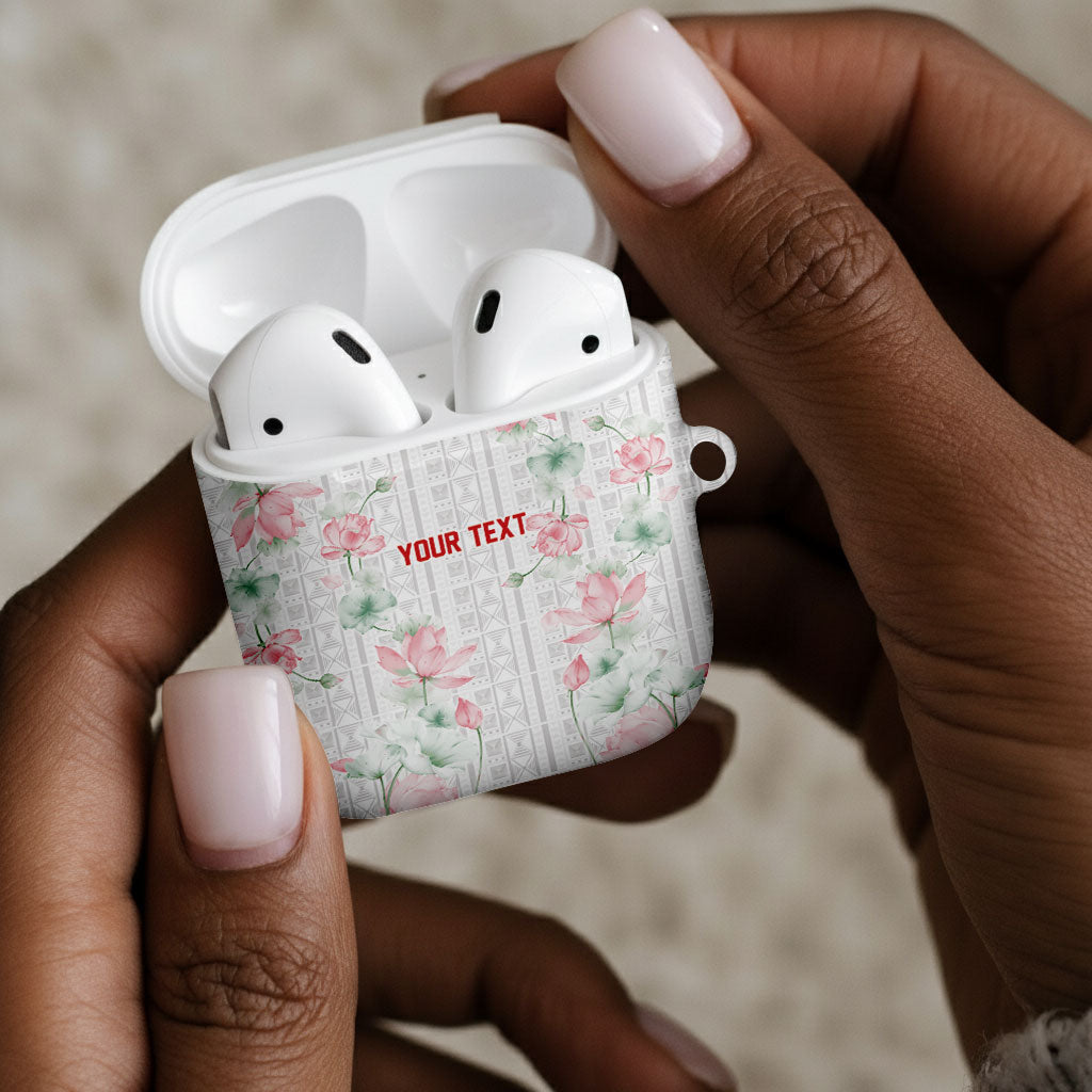 Custom Malawi Lotus Floral AirPods Case Africa Women’s Football Champion Series 2026