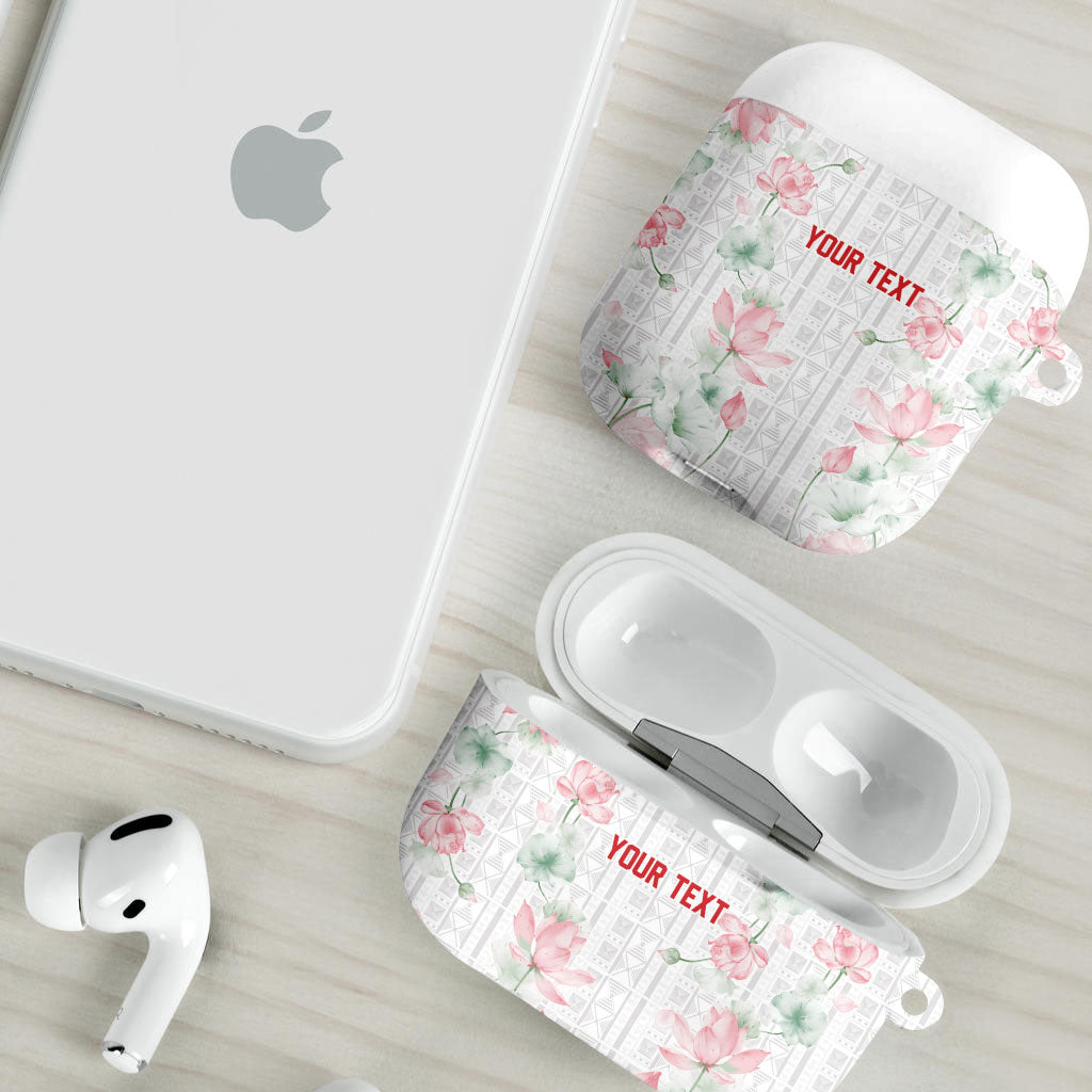 Custom Malawi Lotus Floral AirPods Case Africa Women’s Football Champion Series 2026