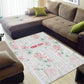 Custom Malawi Lotus Floral Area Rug Africa Women’s Football Champion Series 2026