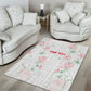 Custom Malawi Lotus Floral Area Rug Africa Women’s Football Champion Series 2026